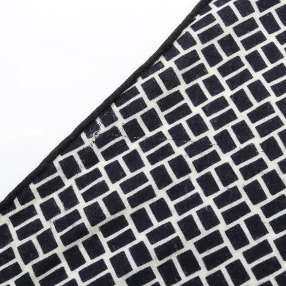 HERMES Black Silk Scarf - Picture 7 of 10